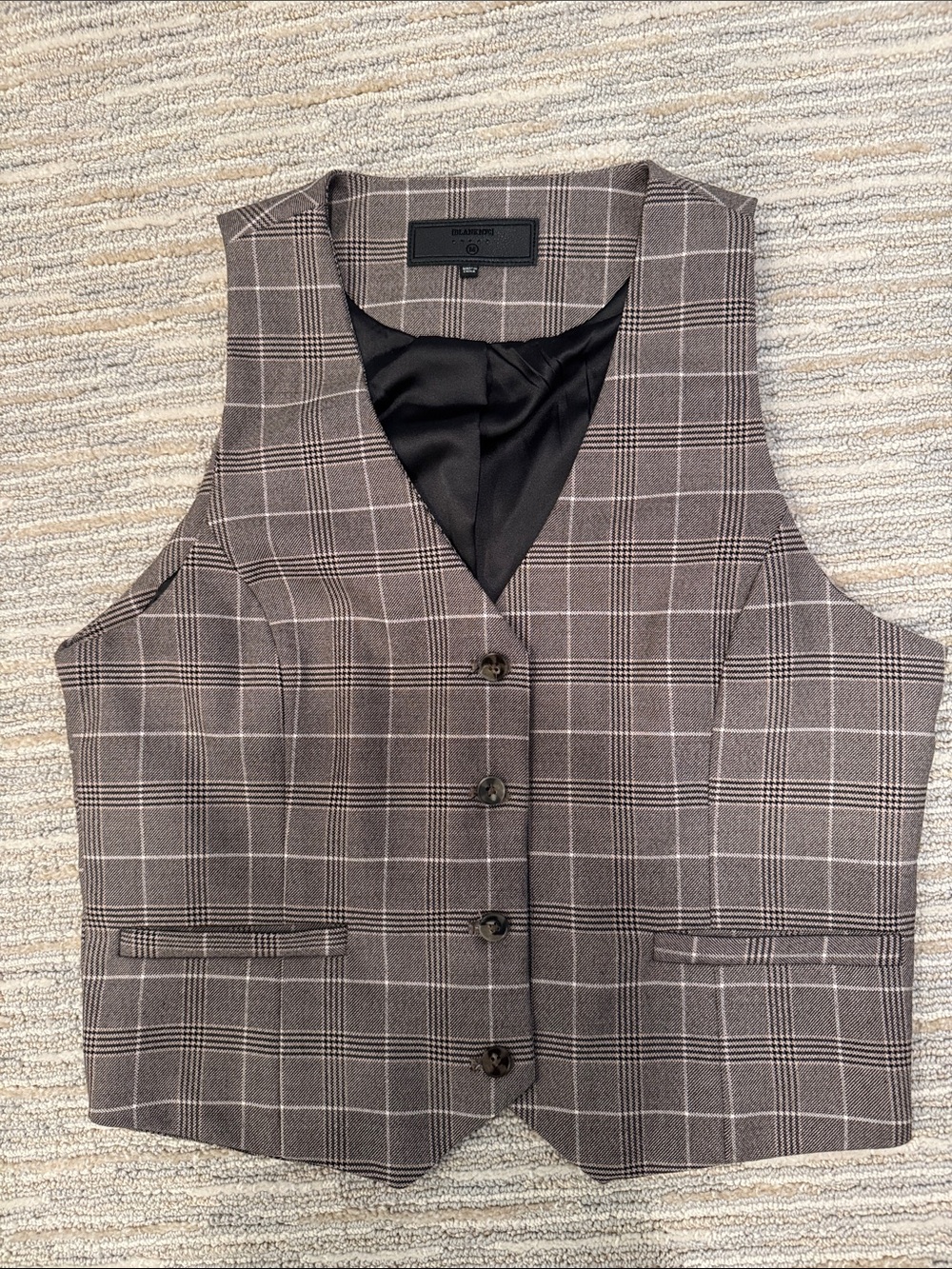 Plaid Vest